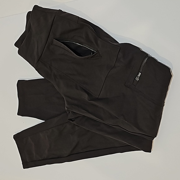 Athleta yoga Cargo Jogger Size 2 Black - Picture 1 of 12